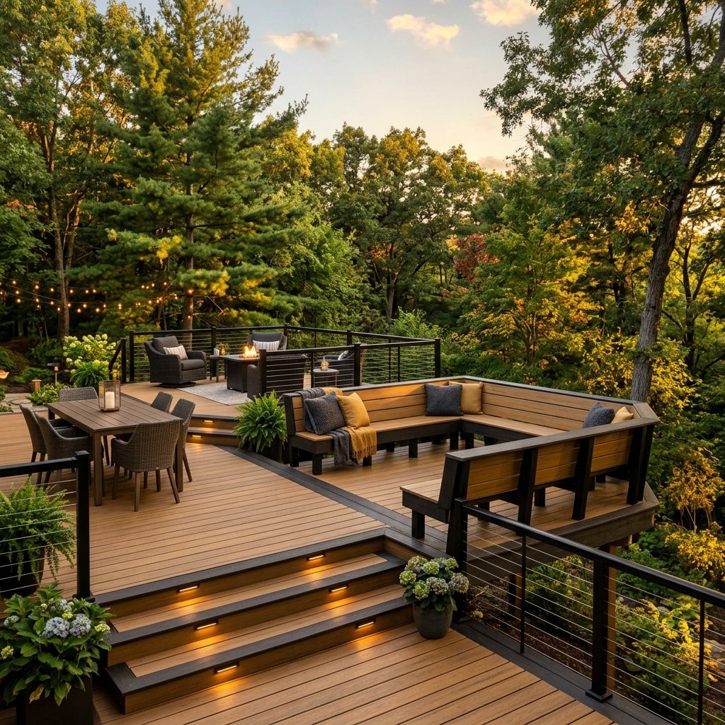 Composite vs wood deck comparison in Knoxville, TN