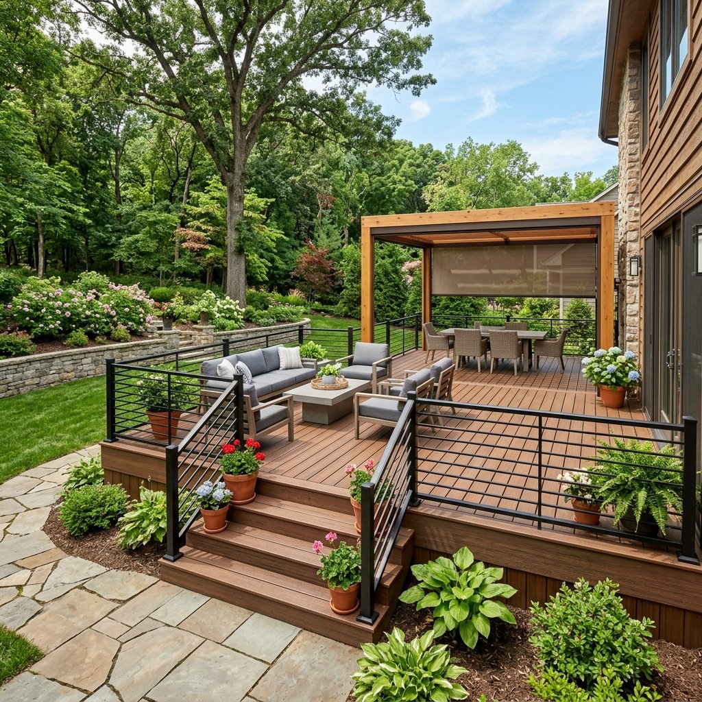 Deck after renovation